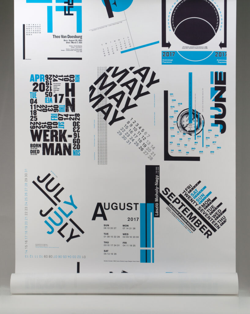 Type Pioneers Calendar